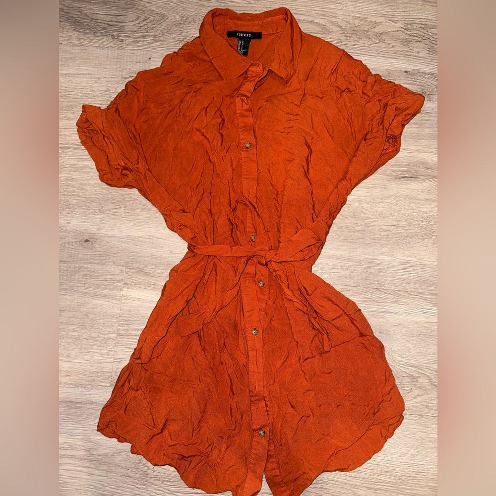 Button down dress